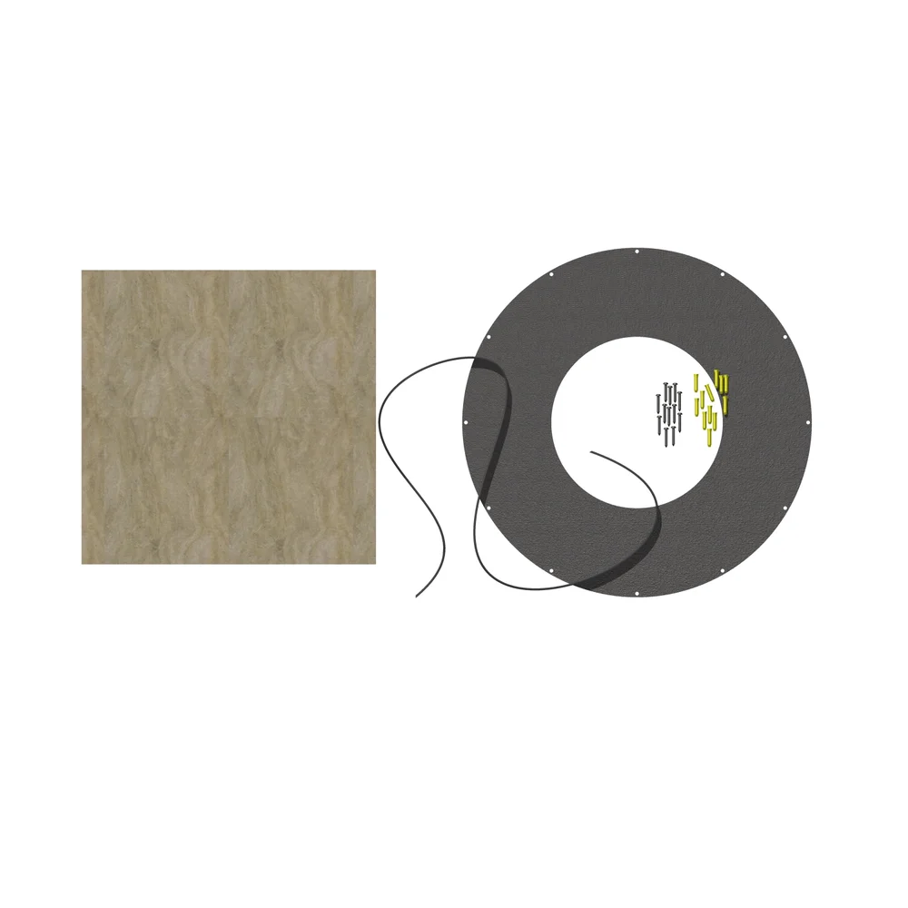 Dekkplate ø125 halvis 0gr sort sort v:4280941 Dekkplate ø125 halvis 0gr sort sort v:4280941