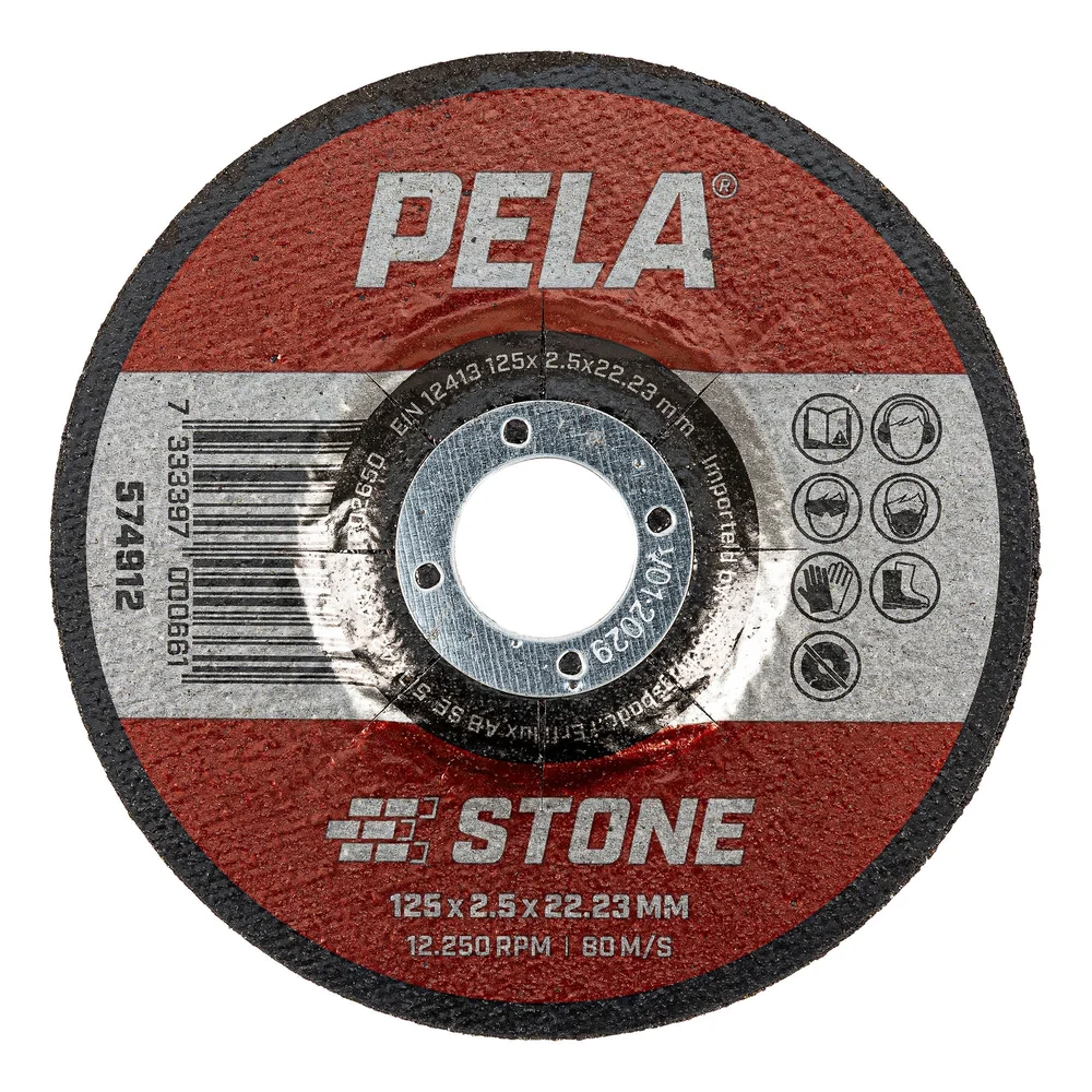 PELA Kappsag for stein 125×2,5 mm – kappsag for vinkelslip. v:9468713