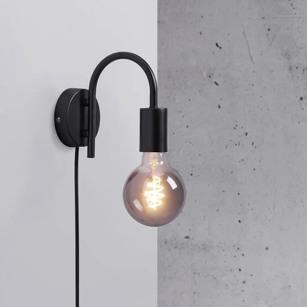 NORDLUX PACO VEGGLAMPE E27 SORT v:1008504 NORDLUX PACO VEGGLAMPE E27 SORT v:1008504