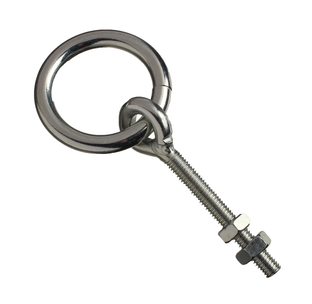 Øyebolt 75 mm m/ ring blå v:4599269 Øyebolt 75 mm m/ ring blå v:4599269