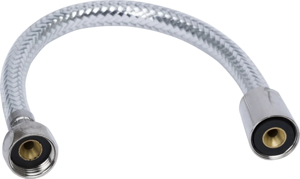 Gelia Tilkoblingsslange PEX, med koblinger, rett, omspunnet v:6302840