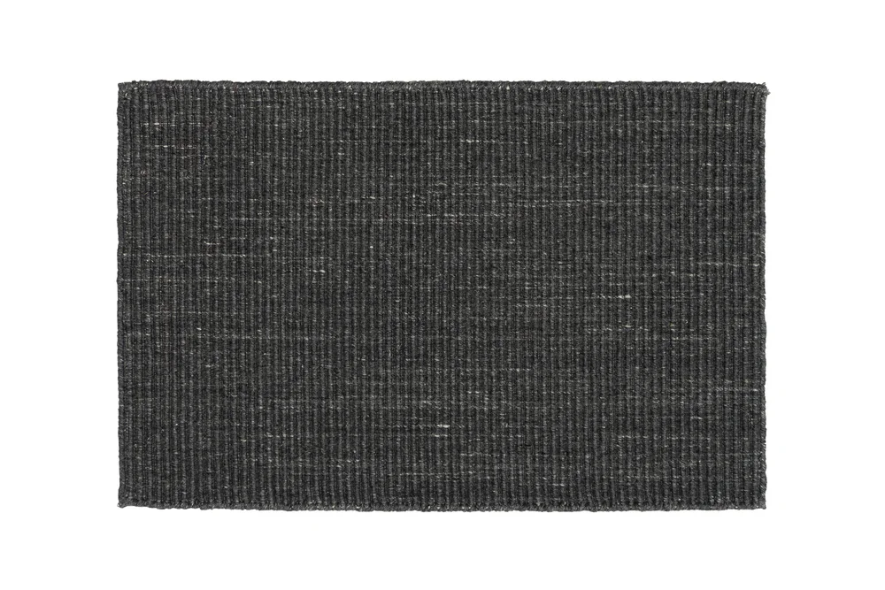 DØRMATTE RILL BLACK 60X90 v:8485548