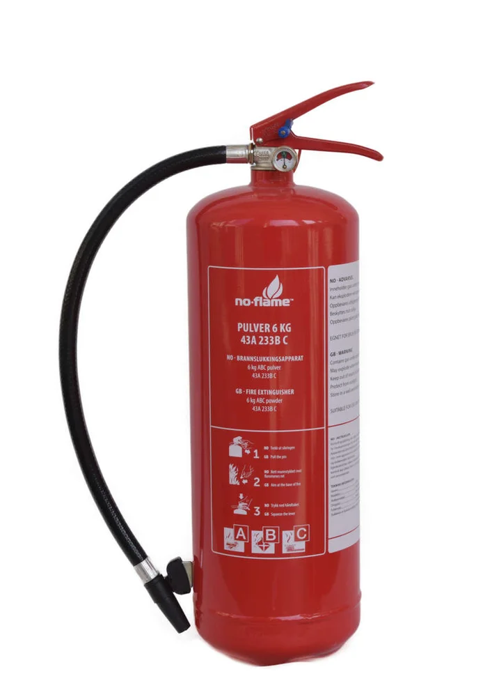 No-flame pulver 43A-233B brannslukker v:5647602