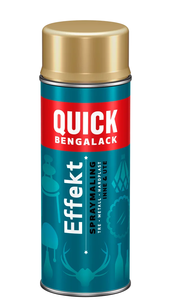 Bengalack effektspray gull metall 400 ml v:3570140 Bengalack effektspray gull metall 400 ml v:3570140