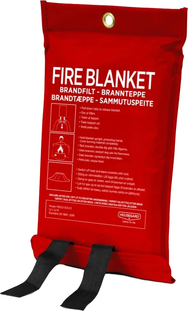 HOUSEGARD BRANNTEPPE RØD 120X120 SILKONB v:6716852