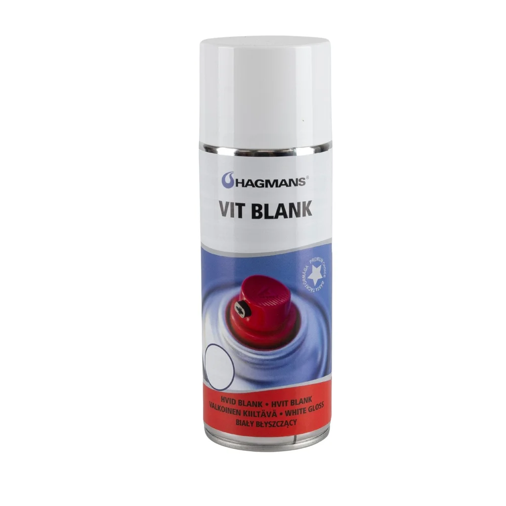 Hagmans Dekkfarge hvit blank, 400 ml v:8749593