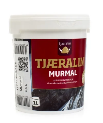 TJÆRALIN MURMAL HVIT A-BASE 0,9 LTR v:7163277 TJÆRALIN MURMAL HVIT A-BASE 0,9 LTR v:7163277