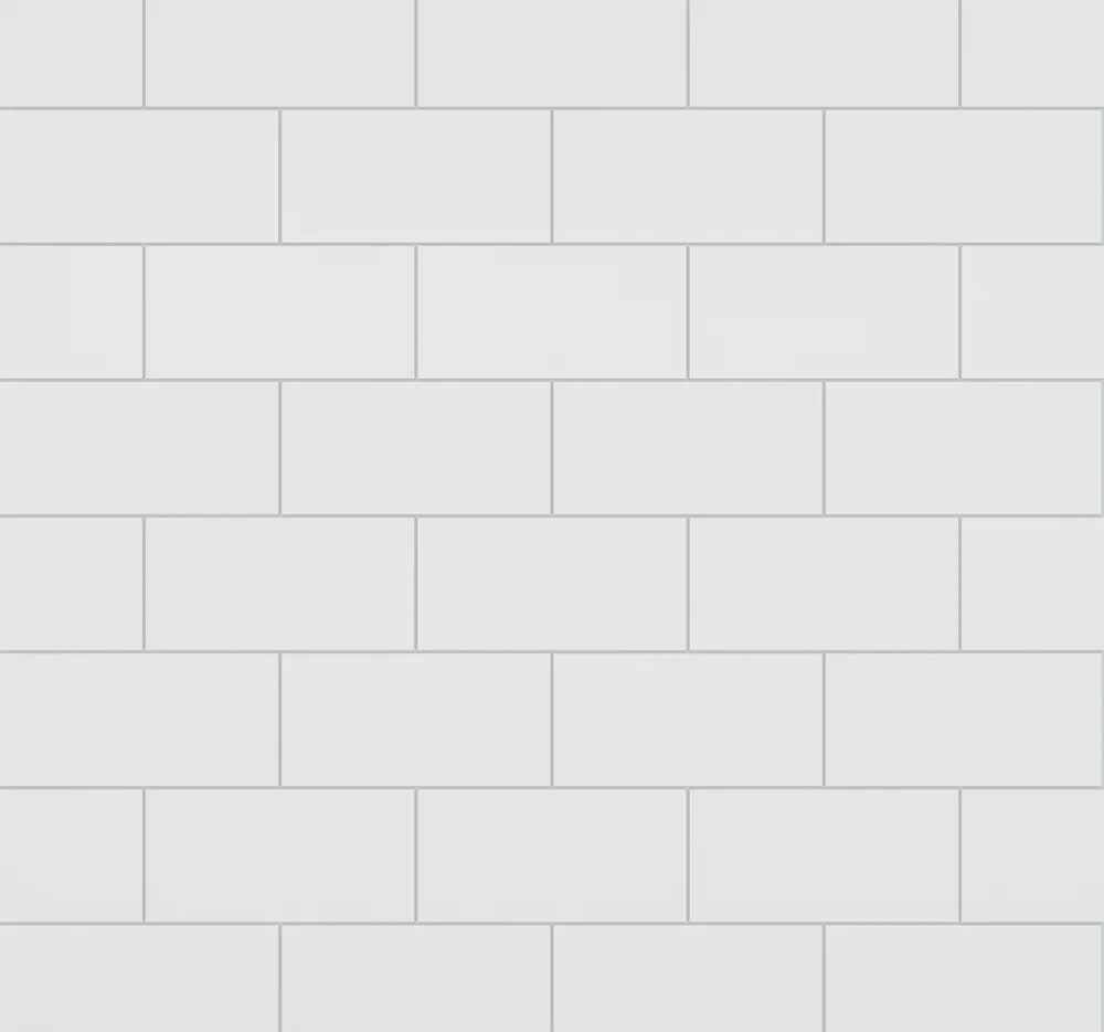 Kjøkkenplate 4091-KM70 SL White Slate Brick Wall 15×7 cm – Fibo v:6372704