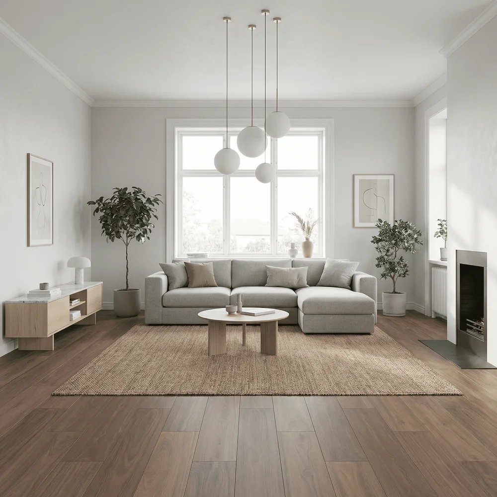Parky tregulv finert Frozen Walnut v:8412858 Parky tregulv finert Frozen Walnut v:8412858