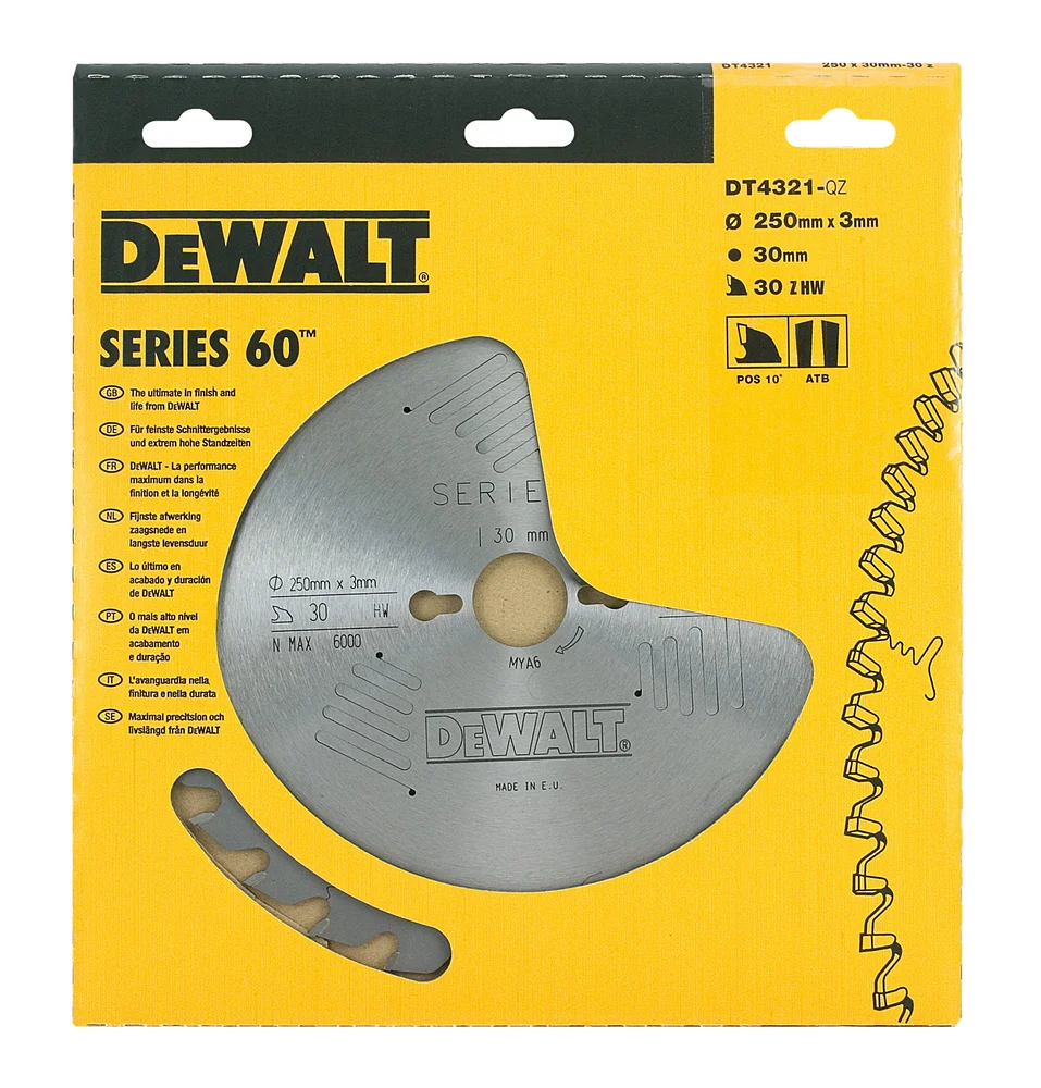 Dewalt Sagblad 250x30 med 30 tenner v:6781937