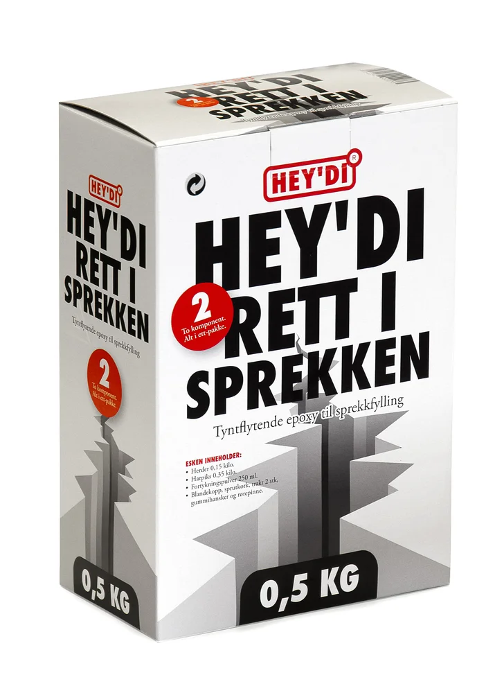 Epoxy Rett i Sprekken 0,5 kg v:3775562