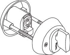 Sylinder sett multi matt messing v:6064681 Sylinder sett multi matt messing v:6064681