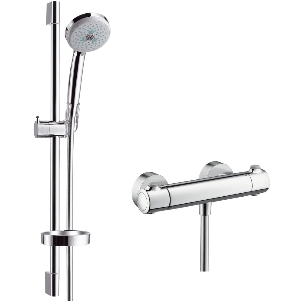 HANSGROHE ECOSTAT CROMA 100 DUSJSETT INKL. DUSJARMATUR v:2630273