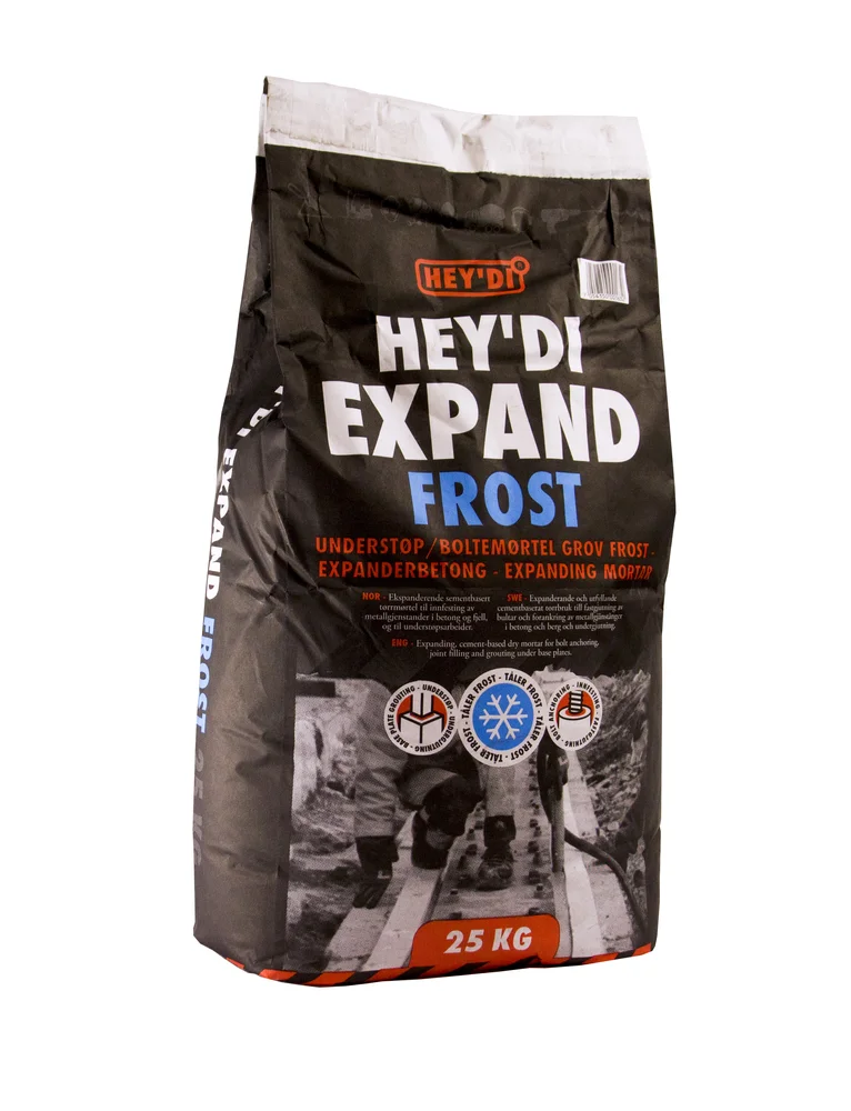 Mørtel boltemørtel grov frost 25kg understøpsmørtel v:5983267