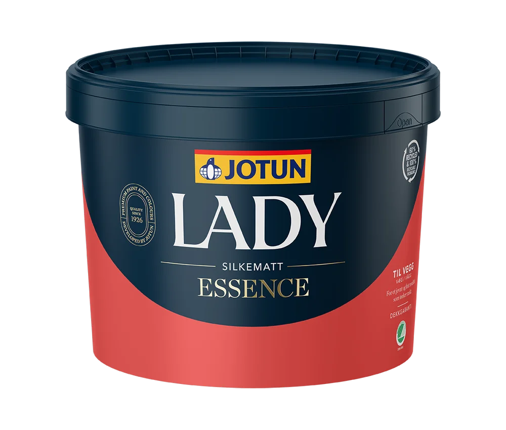 Jotun LADY Essence silkematt hvit 9 l – veggmaling v:1195772 Jotun LADY Essence silkematt hvit 9 l – veggmaling v:1195772