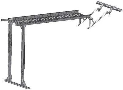 PIPEPLATTFORM SHING/TRAPESPL. SORT v:4361158