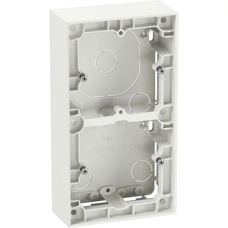 ELKO PLUS KAPPE 2-HULL 40MM HVIT v:8931649