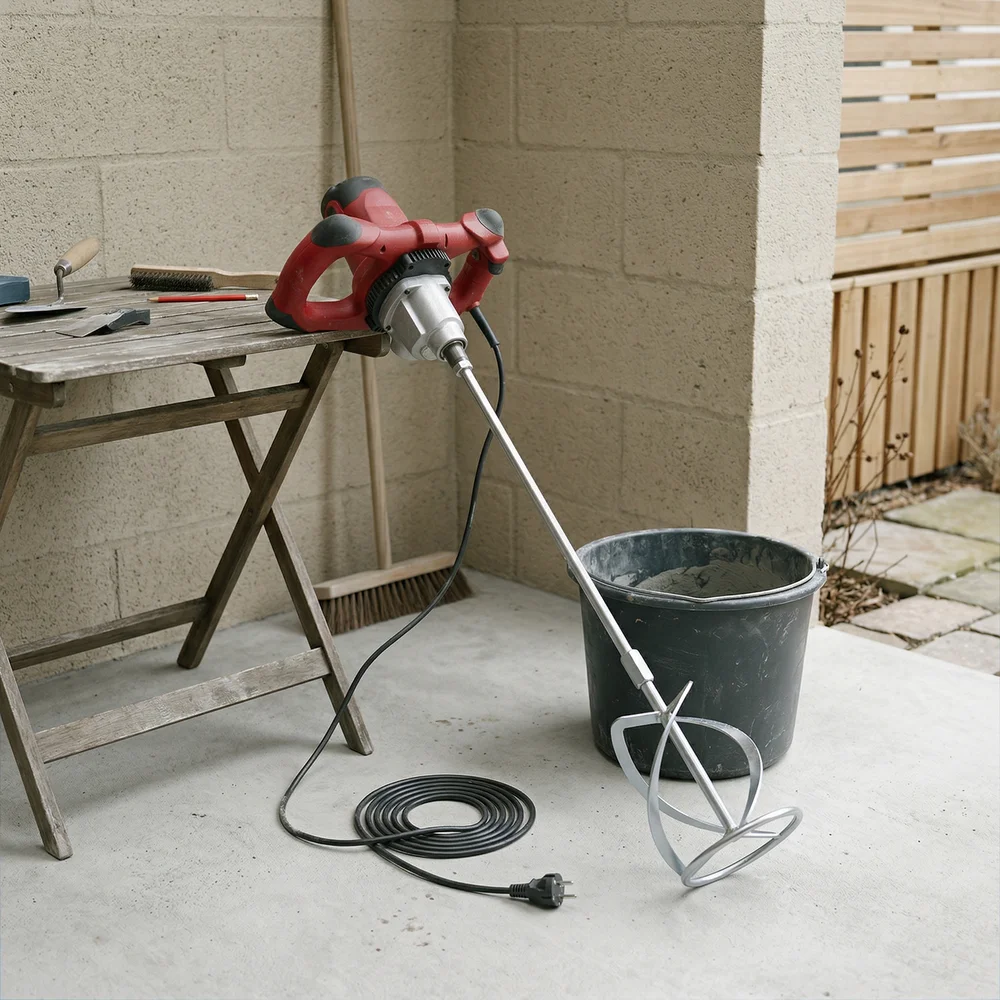 MJØLNER MØRTELBLANDER Ø120MM VISP 1400W v:4567902 MJØLNER MØRTELBLANDER Ø120MM VISP 1400W v:4567902
