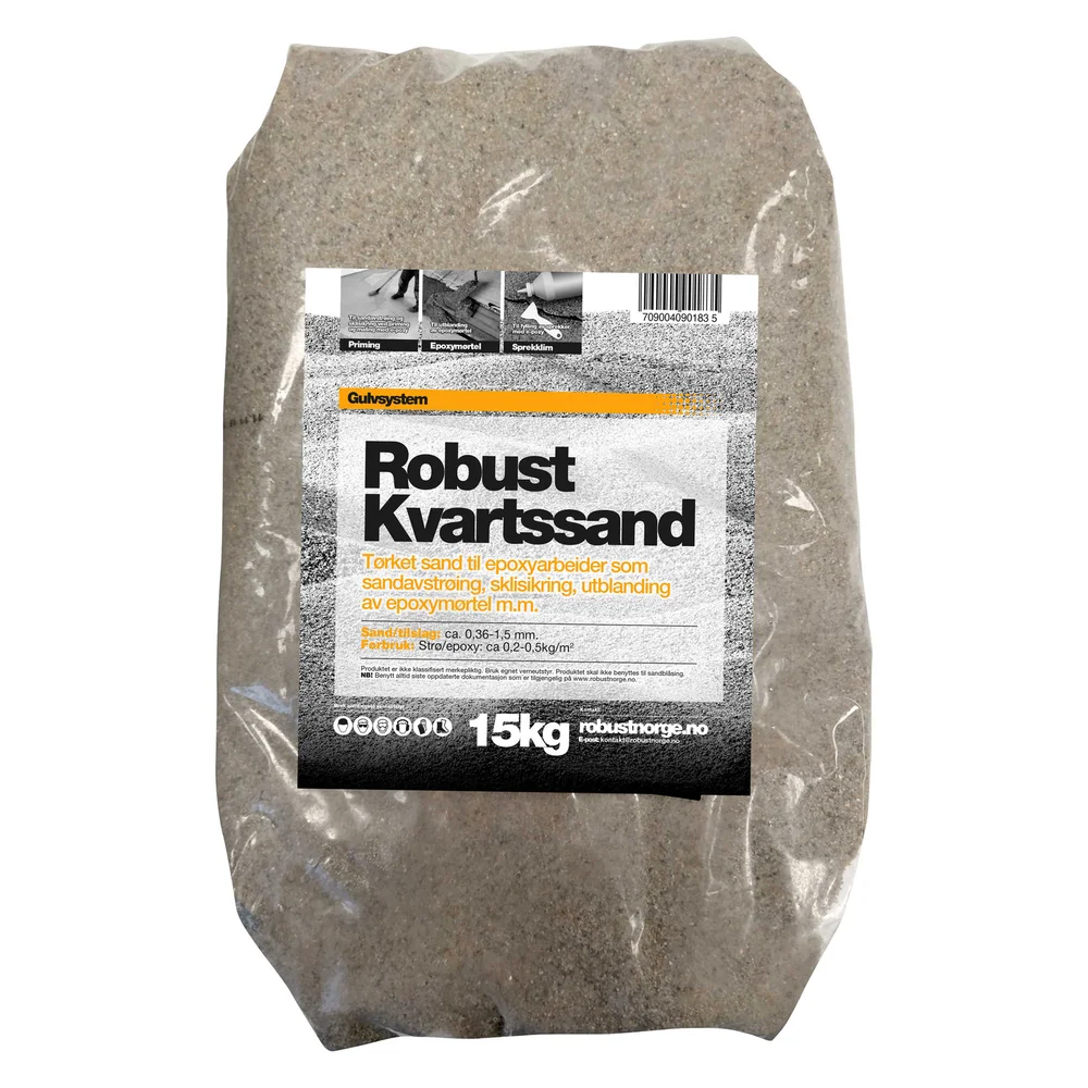 Robust Kvartssand 0,36-1,5mm 15 kg - Steinhardt v:7082208