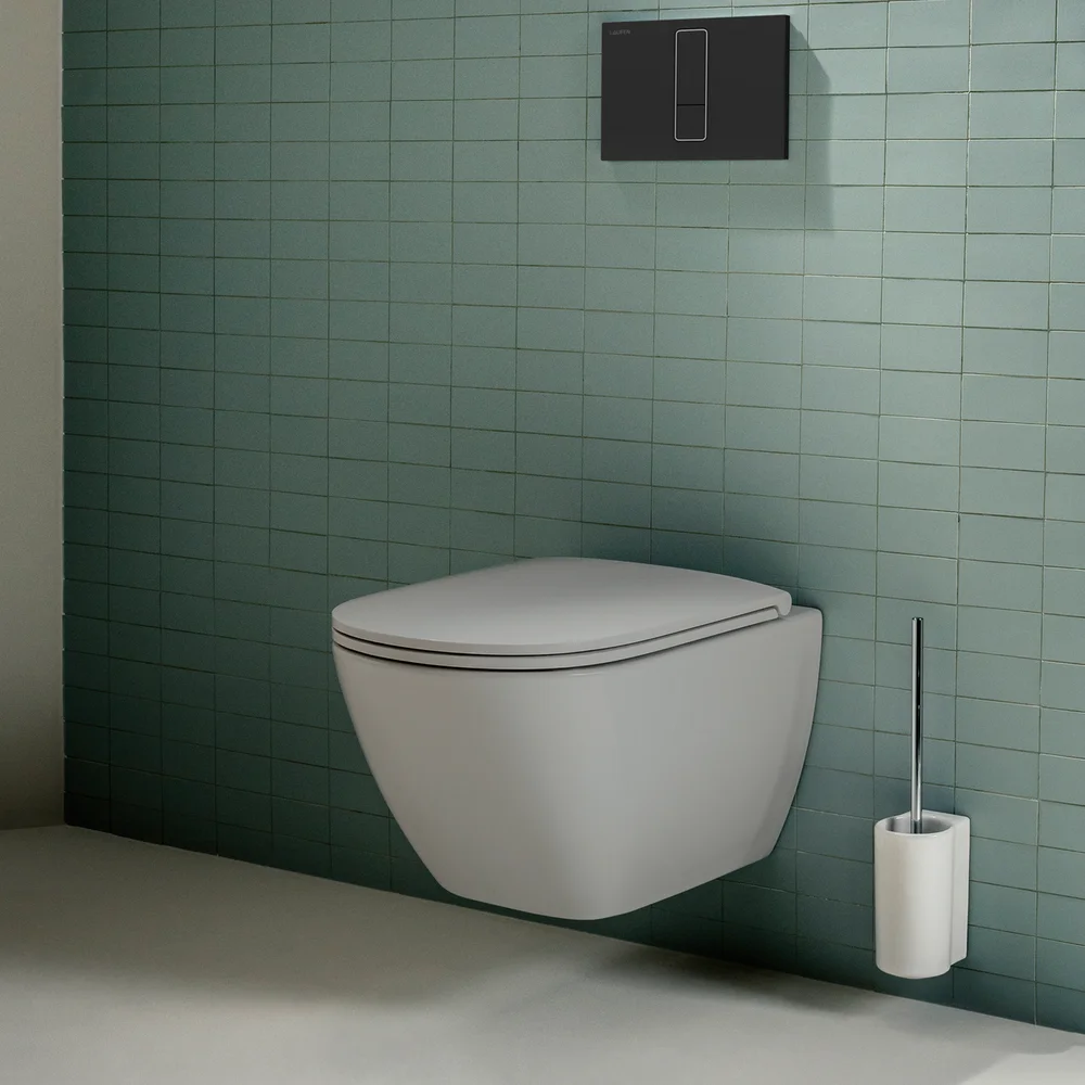 LAUFEN LUA VEGGSKÅL COMPACT RIMLESS MANHATTEN GRÅ v:8936646 LAUFEN LUA VEGGSKÅL COMPACT RIMLESS MANHATTEN GRÅ v:8936646