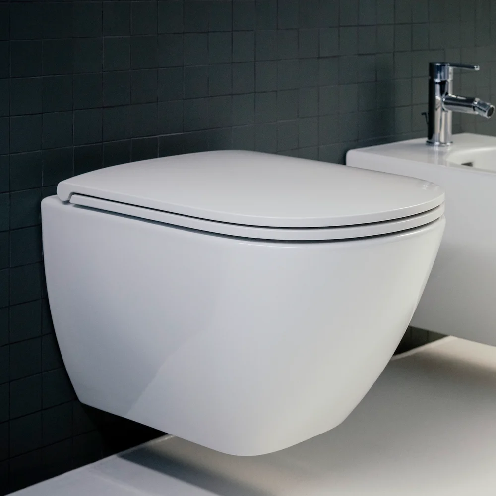 LAUFEN LUA TOALETTSETE M/QUICK-RELEASE HVIT v:3425068