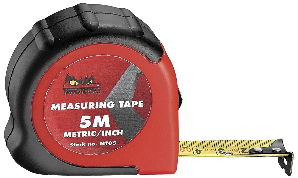 TENG TT MÅLEBÅND MT05 5M MM/TOMMER v:7004249
