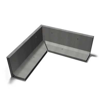 L-ELEMENT 4 KN HJØRNE 800 MM GRÅ v:8414834