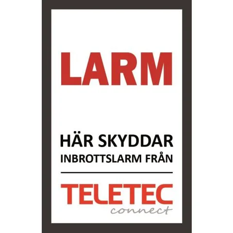 111852 Teletec Connect Alarmskilt 28111523