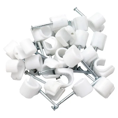 LEDNINGSKLIPS 3-5 MM HVIT 20PK v:7737358 LEDNINGSKLIPS 3-5 MM HVIT 20PK v:7737358