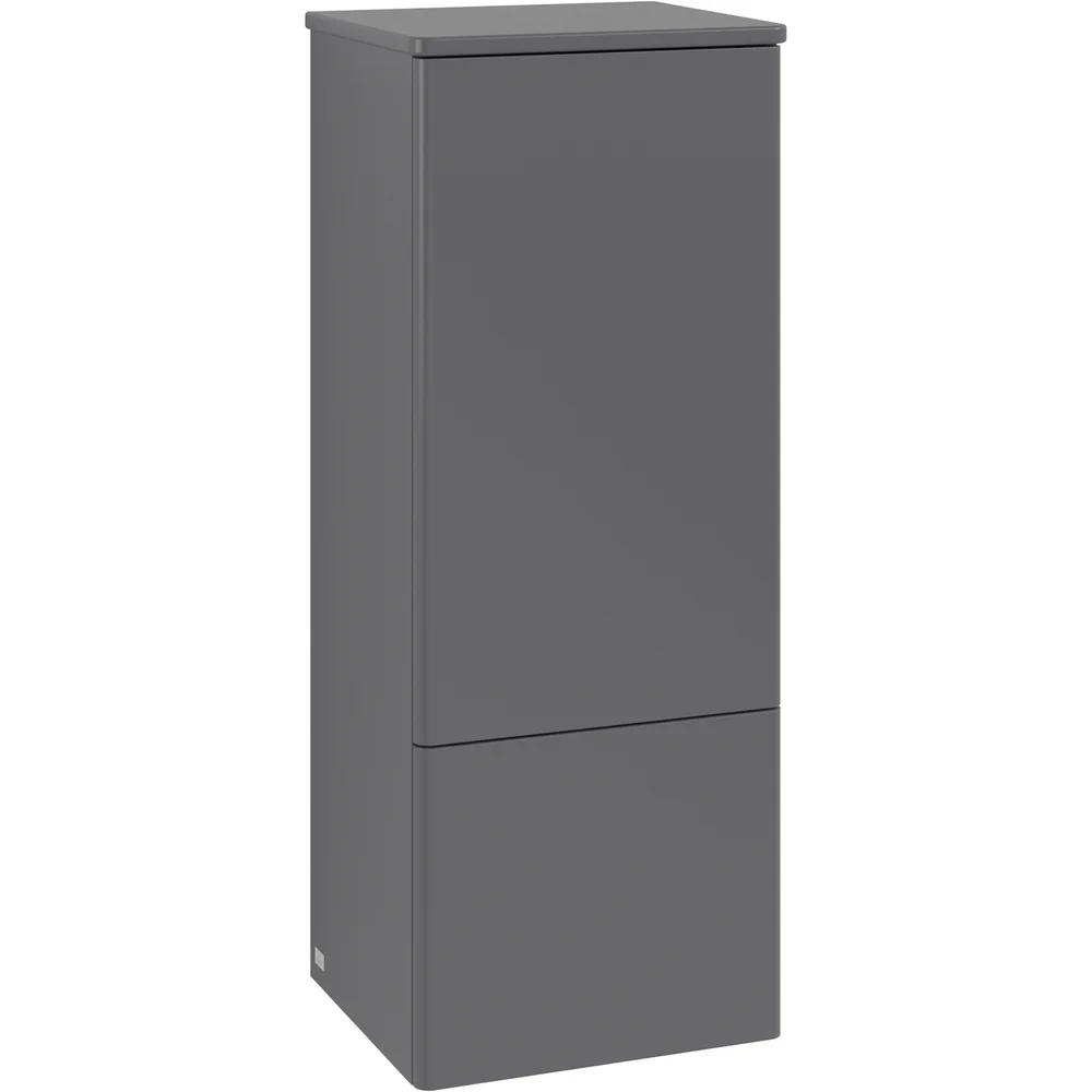 V&B ANTAO MIDDELS HØYSKAP 1 DØR GLATT 414X1039X356 HØYRE M/LYS ANTRASITT v:9520744