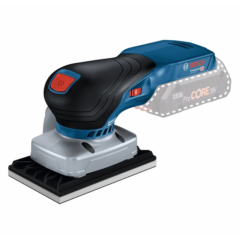 Bosch Plansliper GSS 18V-13, uten batteri & lader i L-BOXX v:7929447