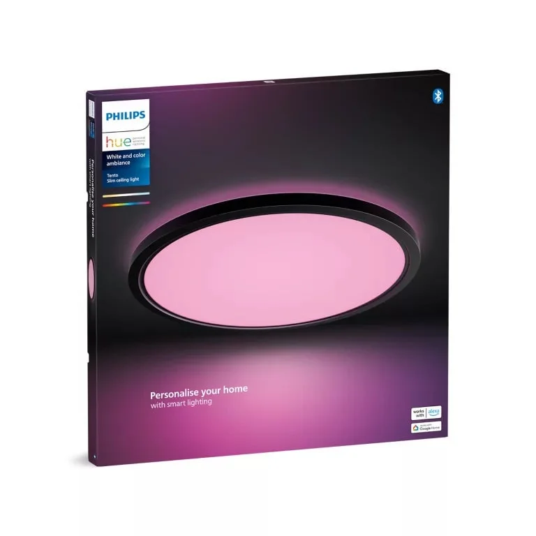 Philips Hue Takbelysning tento HUE, WCA, rund, 55 cm, 25W, svart v:9746179