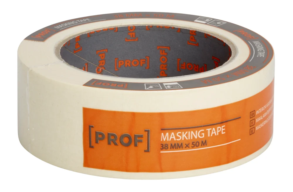 Maskeringstape 50mx38mm – PROF v:1053374 Maskeringstape 50mx38mm – PROF v:1053374