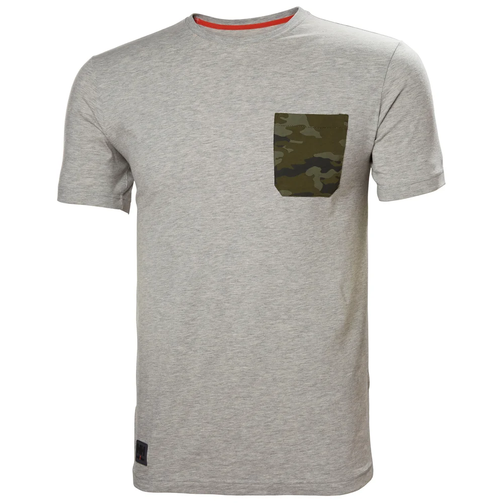 Helly Hansen Workwear T-skjorte Kensington, grå / kamuflasje v:7902435 Helly Hansen Workwear T-skjorte Kensington, grå / kamuflasje v:7902435