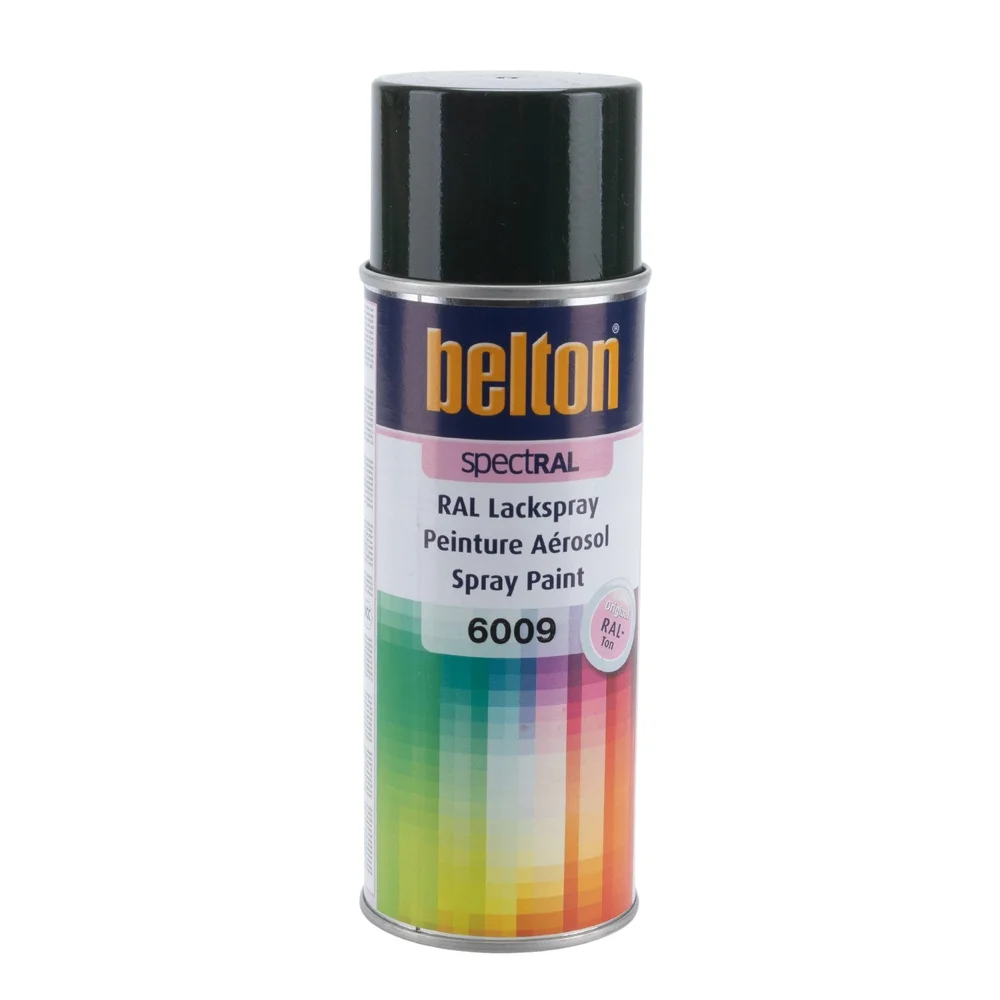 Belton Spraymaling, Svart halvblank RAL 9005, 400 ml v:7028037 Belton Spraymaling, Svart halvblank RAL 9005, 400 ml v:7028037
