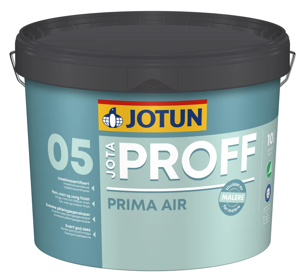 JOTAPROFF Prima Air matt b-base 9 l – vegg- og takmaling | 60050113 v:4491568 JOTAPROFF Prima Air matt b-base 9 l – vegg- og takmaling | 60050113 v:4491568