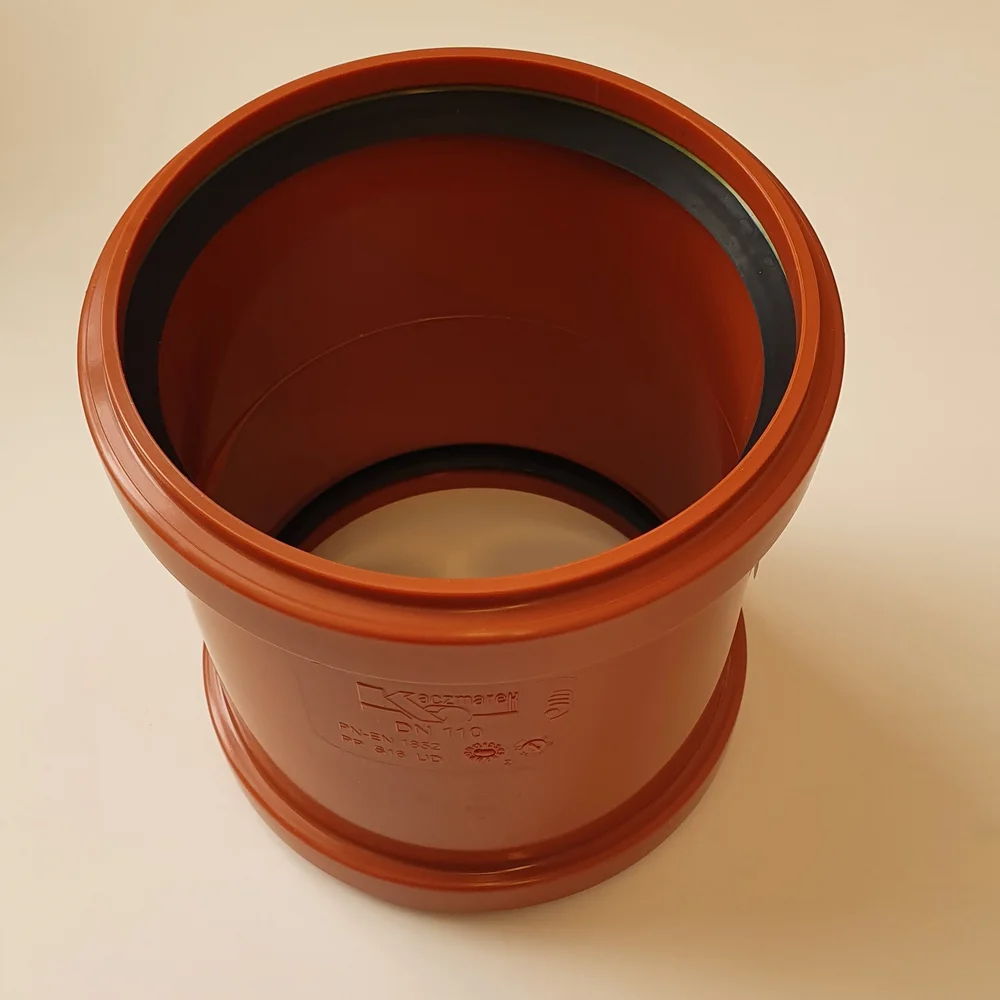 Glidemuffe 110 mm brun v:7334948