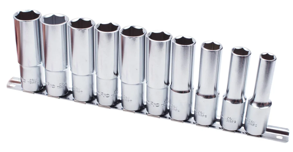 AMPRO PIPENØKKELSETT 1/2" LANG 10STK v:5169883 AMPRO PIPENØKKELSETT 1/2" LANG 10STK v:5169883