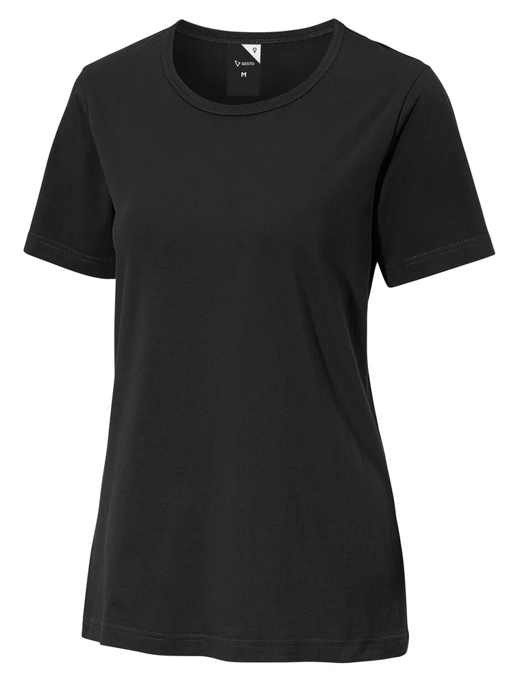 GESTO T-SKJORTE BASIC G1110 DAME SVART v:3929176