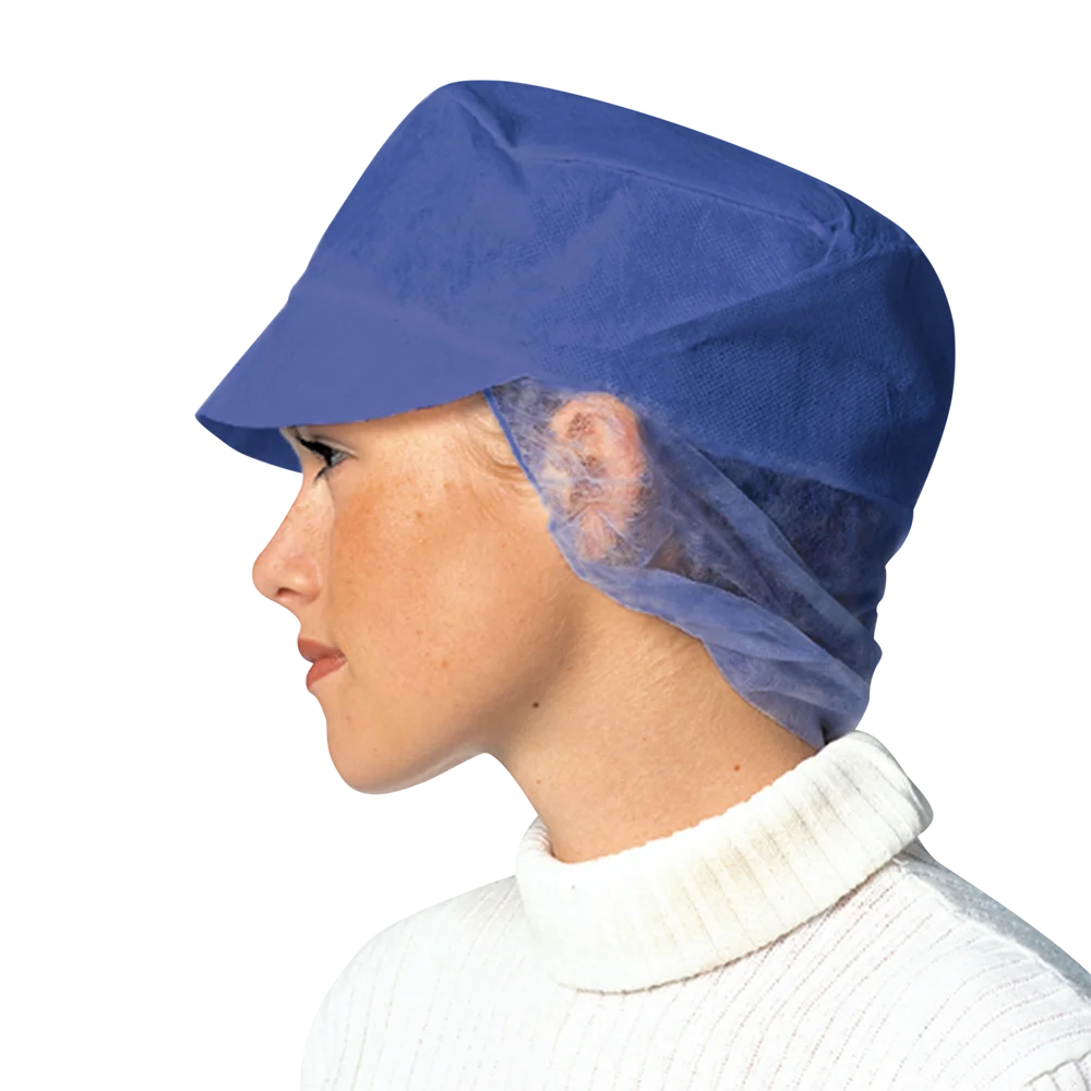 LUE SNOOD CAP HVIT NON-WOVEN BLÅ v:7681435