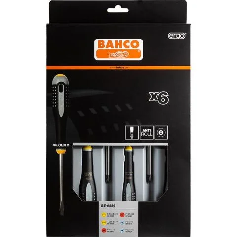 BE9886 Bahco Skrutrekkersett 2710089
