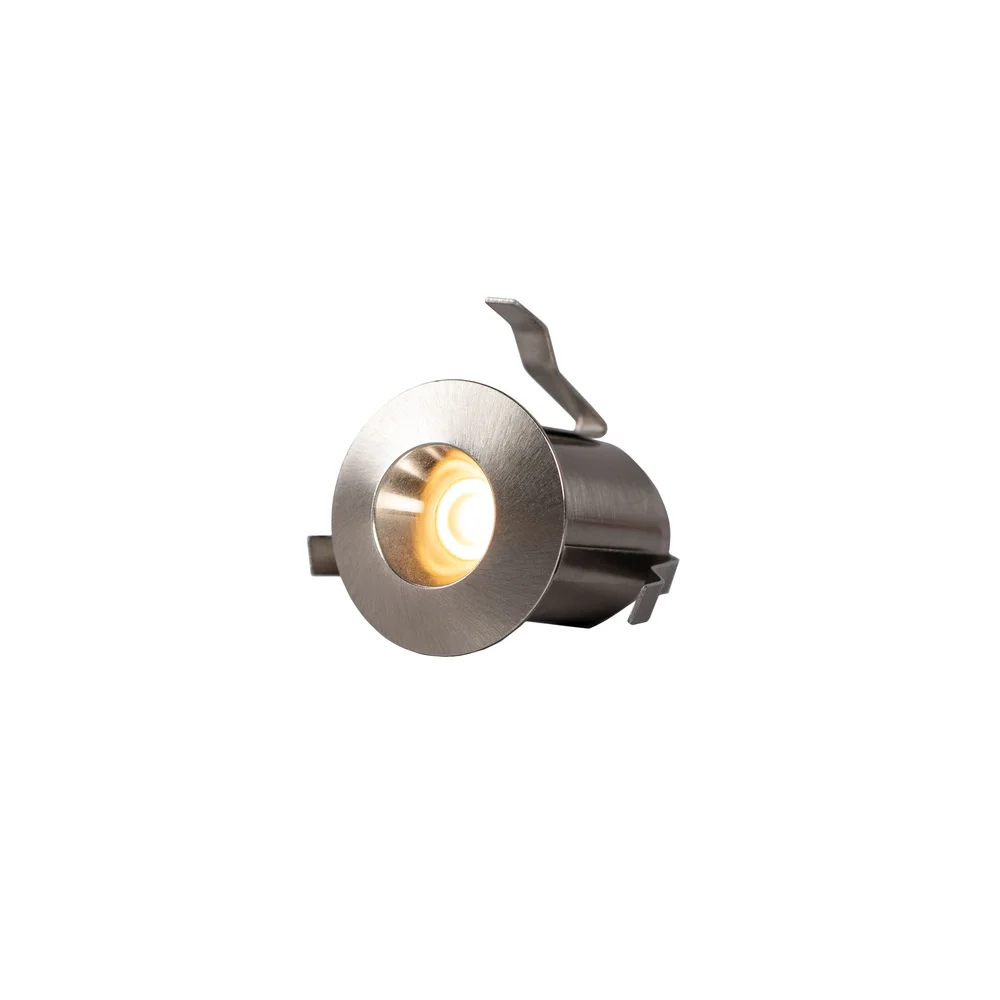 Hide a lite Downlight Heatspot G2, børstet stål, 2700K, 0,4W v:9850593