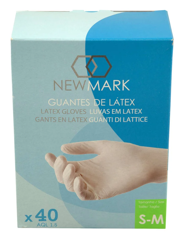 Latex engangshansker 40 stk v:2200311 Latex engangshansker 40 stk v:2200311