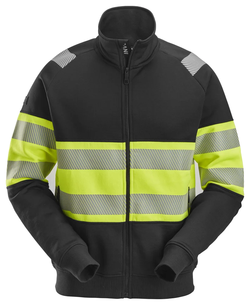 Jakke sort/gul klasse 1 str XXL v:4555982