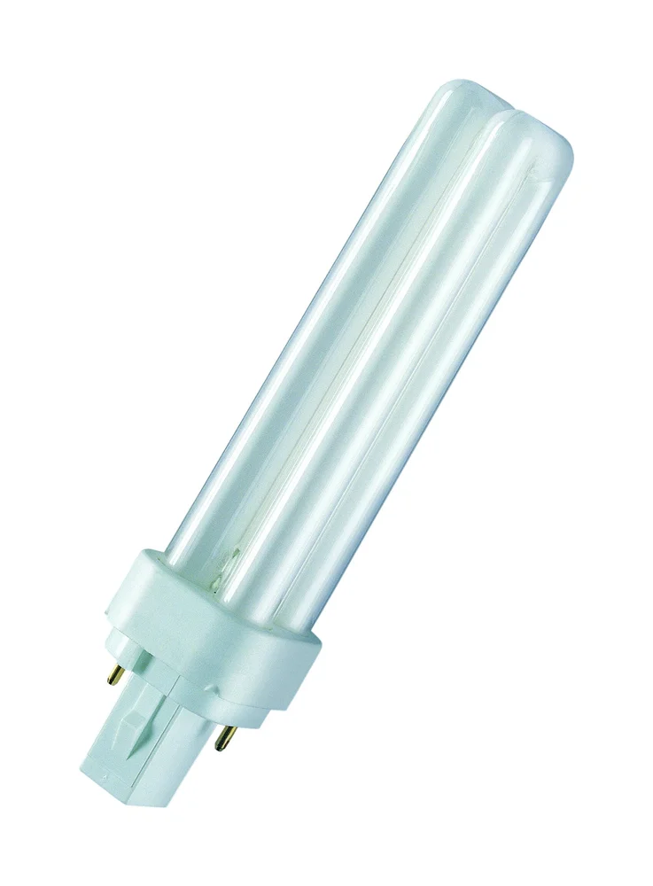 Osram Kompaktlysrør G24D, 4-stavs, 2-pinners 13 W, 827, 2700 K, 900 lm v:5657502