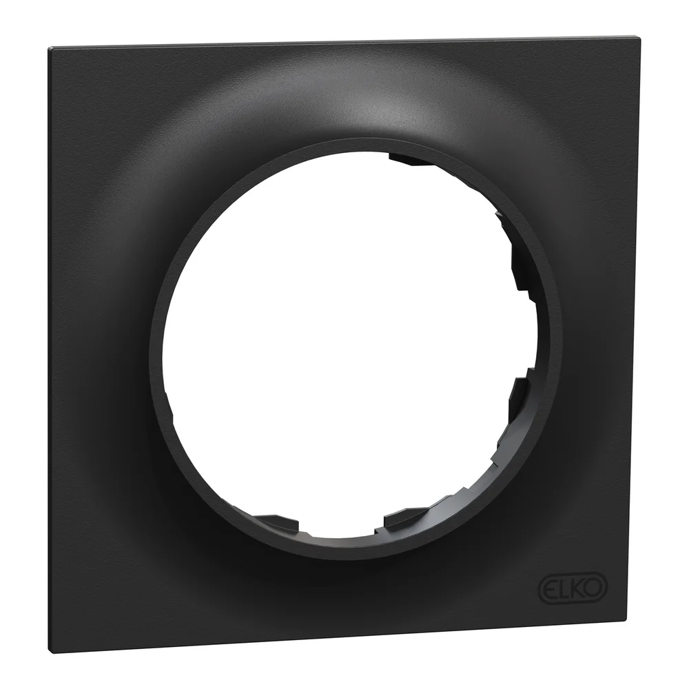 ELKO ONE RAMME 1-HULL SORT v:8713507