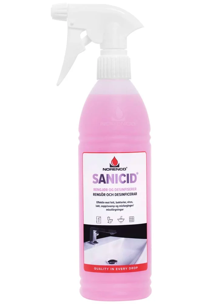 Sanicid baderomsspray 600 ml v:5144367 Sanicid baderomsspray 600 ml v:5144367
