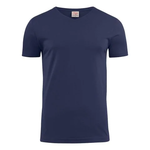 Heavy V-neck Printer T-skjorte 3120963