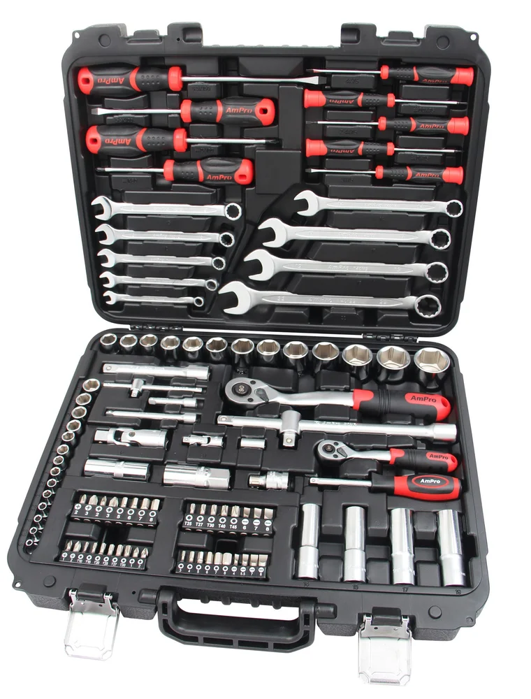 AMPRO PIPENØKKELSETT 1/4" 1/2" – v:5845784 AMPRO PIPENØKKELSETT 1/4" 1/2" – v:5845784