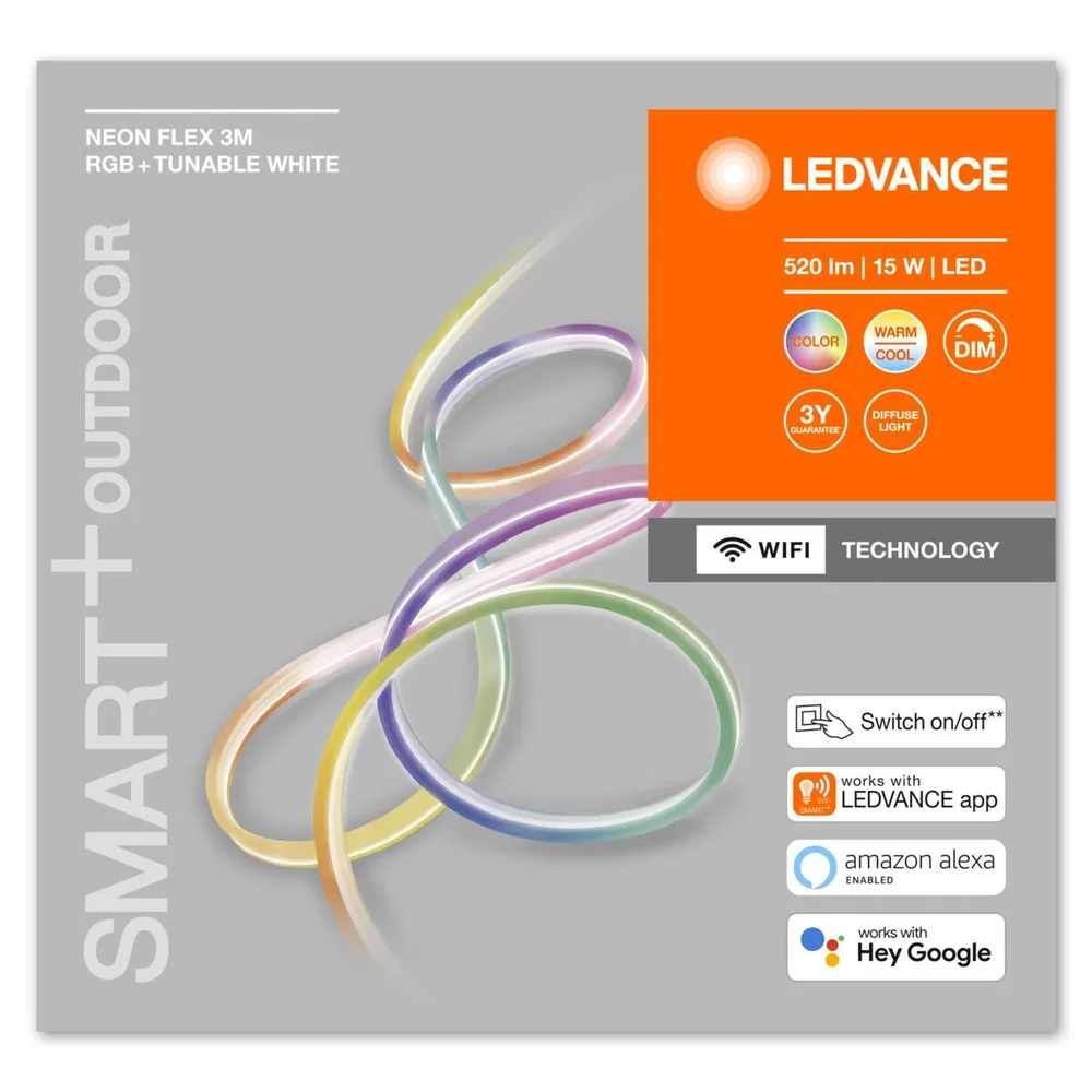 LEDVANCE SMART+ NEON LYSLIST RGB 3M v:5524011 LEDVANCE SMART+ NEON LYSLIST RGB 3M v:5524011